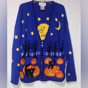 Mandalay Bay Blue Halloween Cardigan